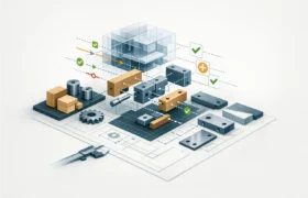 Conception de pièces et d’assemblages en ingénierie numérique du bâtiment à partir de données CAO et BIM.