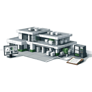 Maquette BIM issue du Scan to BIM destinée à l’exploitation et à la maintenance du bâtiment existant