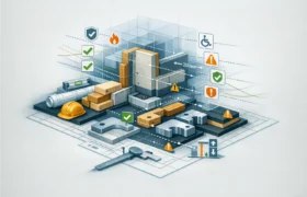 Prise en compte des normes et contraintes chantier en ingénierie numérique du bâtiment afin de garantir conformité et faisabilité sur site.