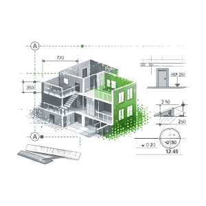 Plans tel que construit (TQC) issus d’un relevé scanner 3D de bâtiment existant