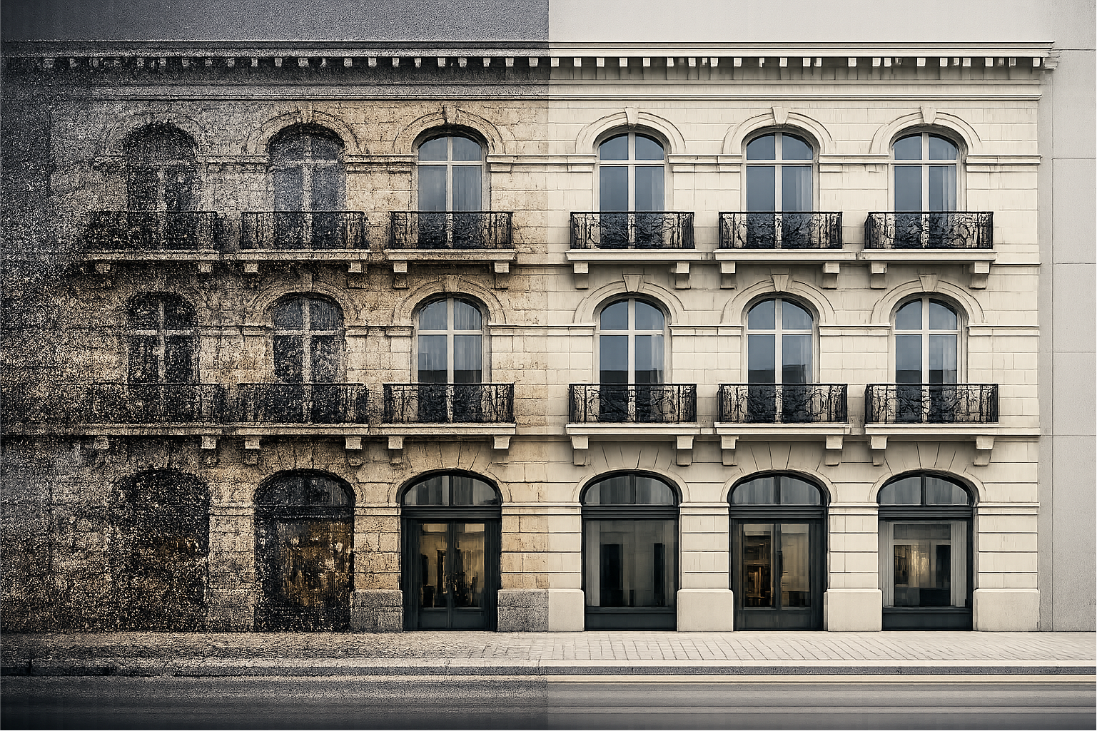 Relevé scanner 3D et maquette numérique BIM pour la reproduction à l’identique d’une façade existante